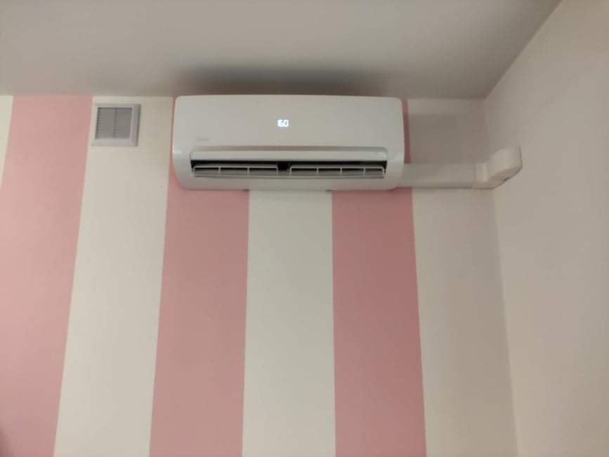 Montaż systemu klimatyzacji na ścianie w Limanowej