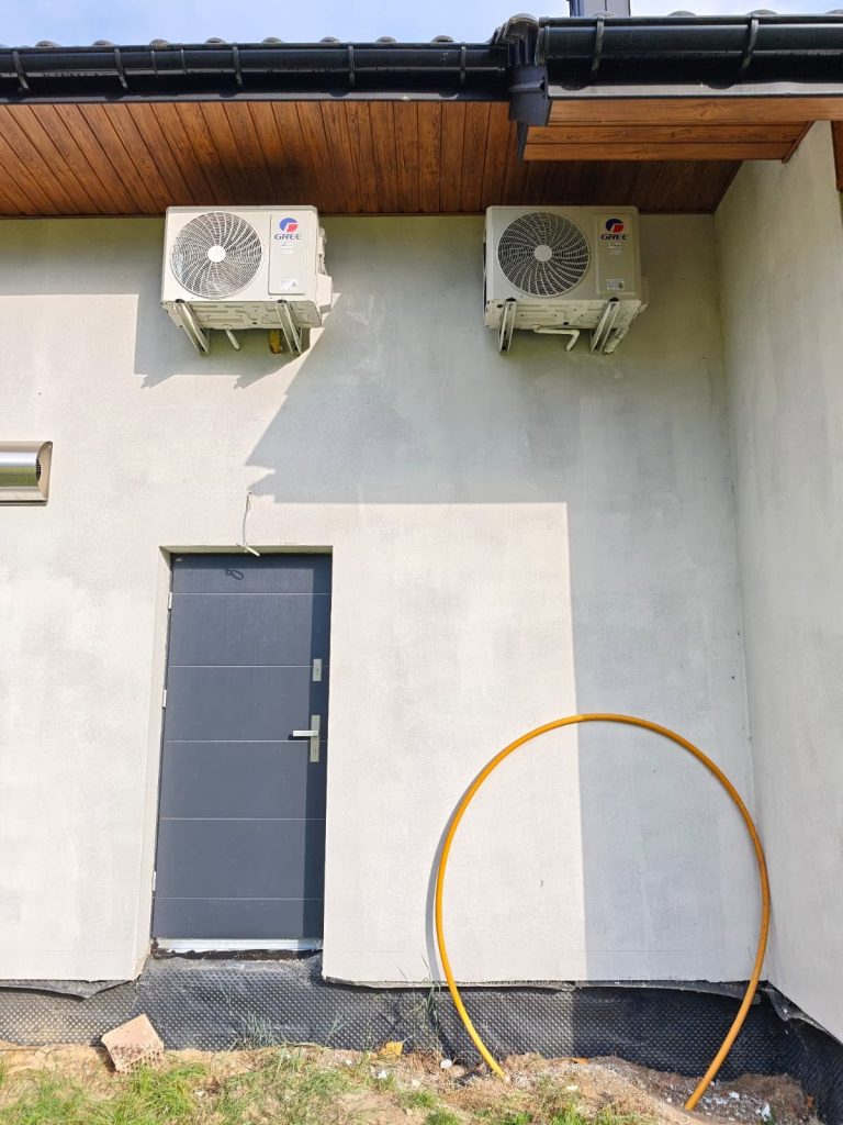 Instalacja zewnętrznych kllimatyzatorów